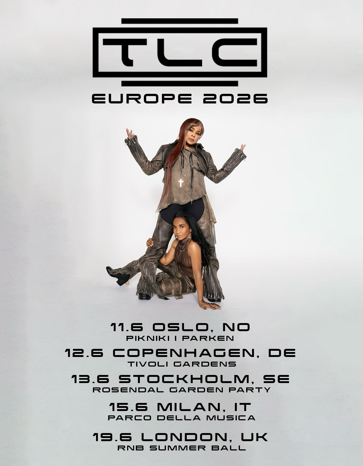 TLC It's Iconic The Tour Poster 2026